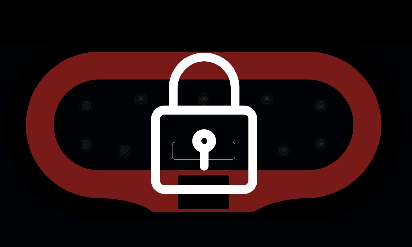 A lock graphic representing RF platform security